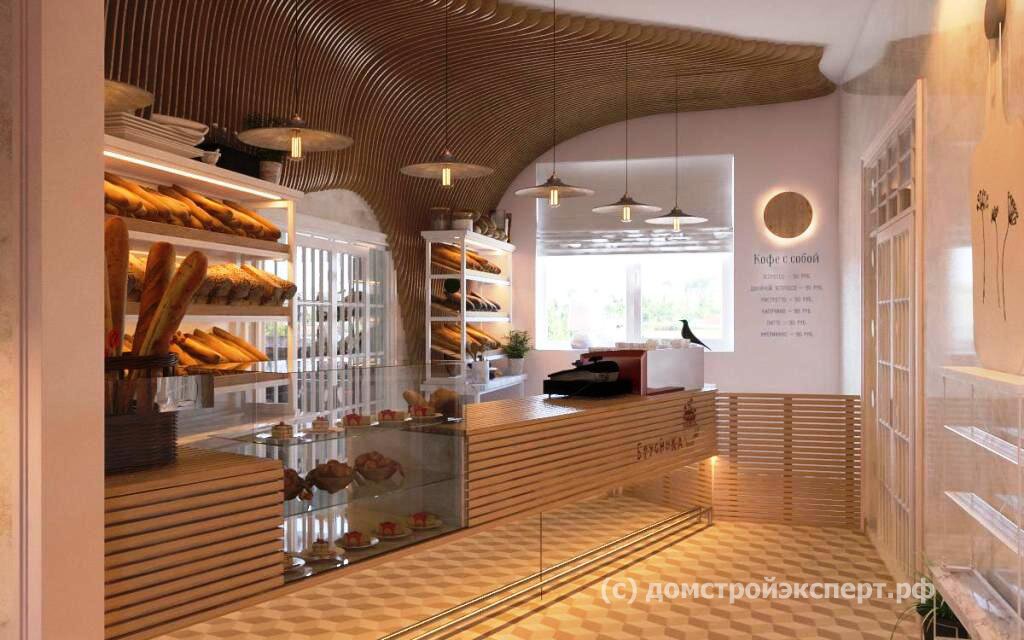 Ремонт в пекарне по дизайн-проекту